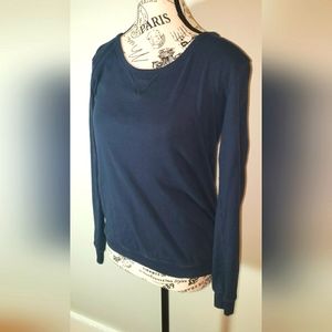 COPY - PETIT BATEAU darling blue long sleeves Blue Size S Cotton